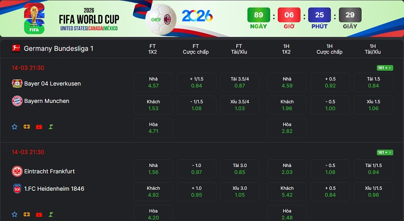 Hướng Dẫn Đặt Cược Kèo Bóng Đá Đức Tại OK9 Cho Người Mới